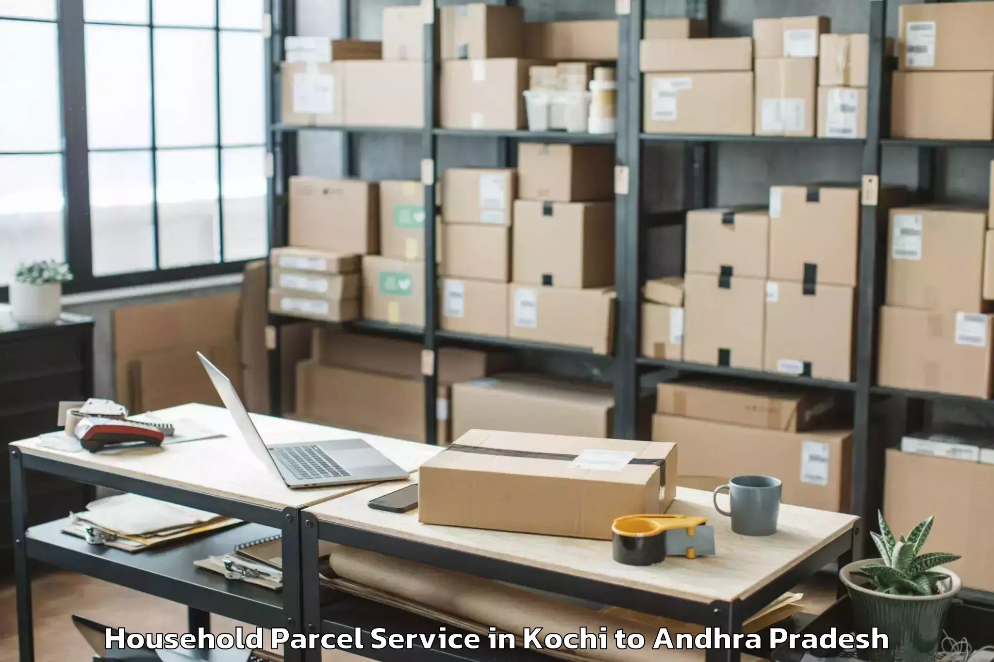 Kochi to Gudivada Household Parcel Booking